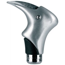 POMELLO GRAFFIO  ALUMINIUM PELLE NERA