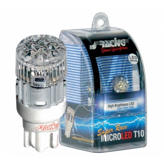 LAMPADE LED ATTACCO T10 SUPER LUMINOSE A COPPIA *****