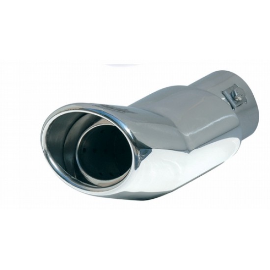 TERMINALE INOX OVALE INCLINATO