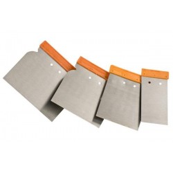 KIT SPATOLE IN METALLO 4 PZ.  50-80-100-120 mm x 125 mm