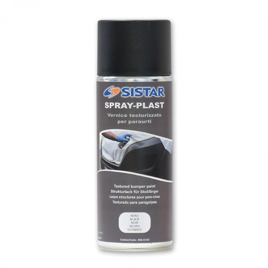 SPRAY VERNICE TESTURIZZATA NERA PER PLASTICHE ML.400
