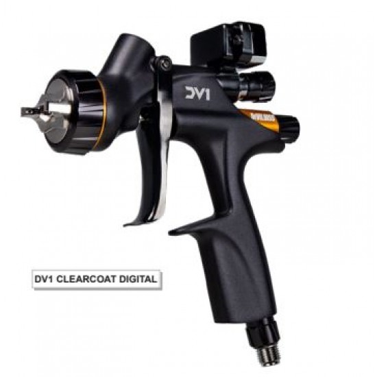 AEROGRAFO A CADUTA DV1 NERO PER TRASPARENTE UG. 1,3 C/MAN. DIGITALE