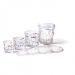 CONTENITORE GRADUATO 385ML CON COPERCHIO