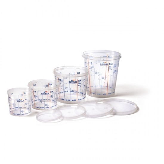 CONTENITORE GRADUATO 385ML CON COPERCHIO