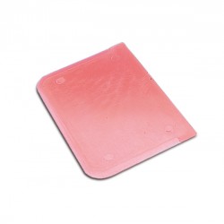 SPATOLA IN PLASTICA 115X80 MM. ROSSA