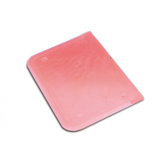 SPATOLA IN PLASTICA 115X80 MM. ROSSA