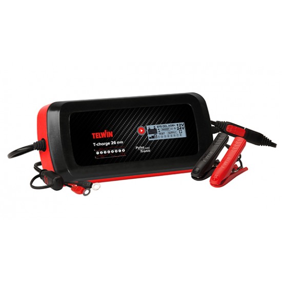 CARICABATTERIE T-CHARGE 26 EVO 12/24V 230V