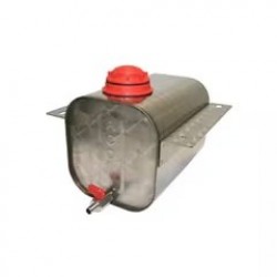SERBATOIO INOX FIORETTATO C/PORTASAPONE ATTACCHI LAT. 175X180X250