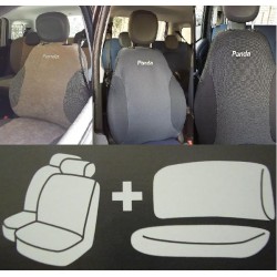 KIT COPRISEDILI E TAPPETI FIAT 500 '07->BLU