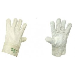GUANTI IN FIORE POLSINO ORLATO TG.10