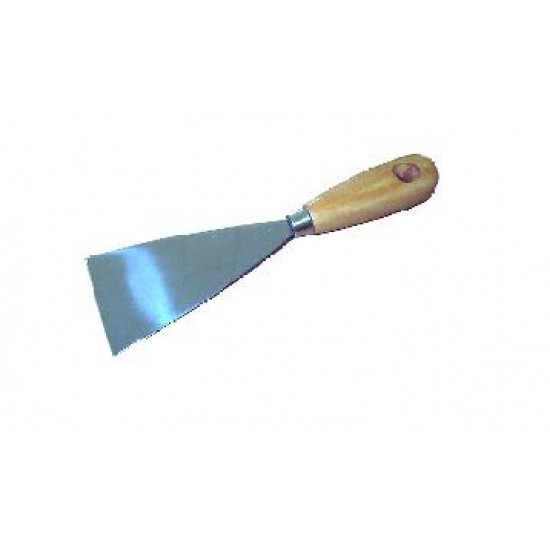 SPATOLA CON MANICO IN LEGNO CM.15