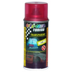 SPRAY TRASPARENTE PER FANALI ROSSO ML.150