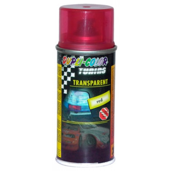 SPRAY TRASPARENTE PER FANALI ROSSO ML.150