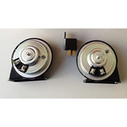 TROMBE ELETTROMAGNETICHE BITONALE 12V. 8A A COPPIA