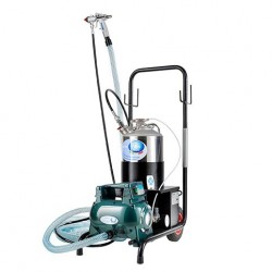 CART TURBINA PROFESSIONALE RIGO HVLP DA LT.9 C/2 AEROGRAFI