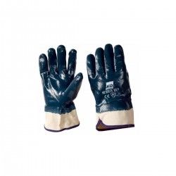 GUANTI DA LAVORO CON RIVESTIMENTO IN GOMMA BLU - TG. 9