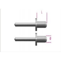 RIVETTI ALLUMINIO 5X12 CONF. 100 PZ.