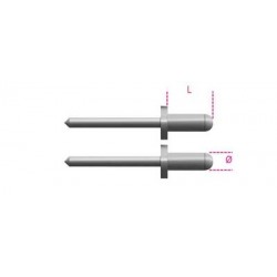 RIVETTI ALLUMINIO 4X8 CONF. 100 PZ