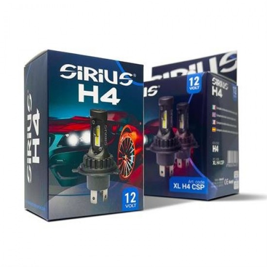 LAMPADE LED SIRIUS H4 12V 6000K