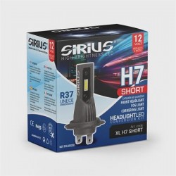 LAMPADE LED SIRIUS H7 CORTA 12V 6000K