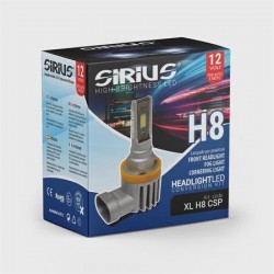 LAMPADE LED SIRIUS H8/H9/H11/H16 12V 6000K