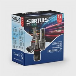 LAMPADE LED SIRIUS H10/HB3 12V 6000K