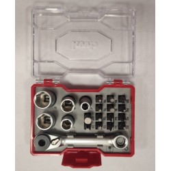 RIVETTATRICE CON SET RIVETTI DA 2.4 A 4.8 MM.- PZ.100