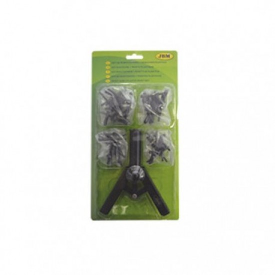 RIVETTATRICE PER RIVETTI IN PLASTICA SET