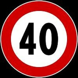 DISCO LIMITE DI VELOCITA' 40 (24)